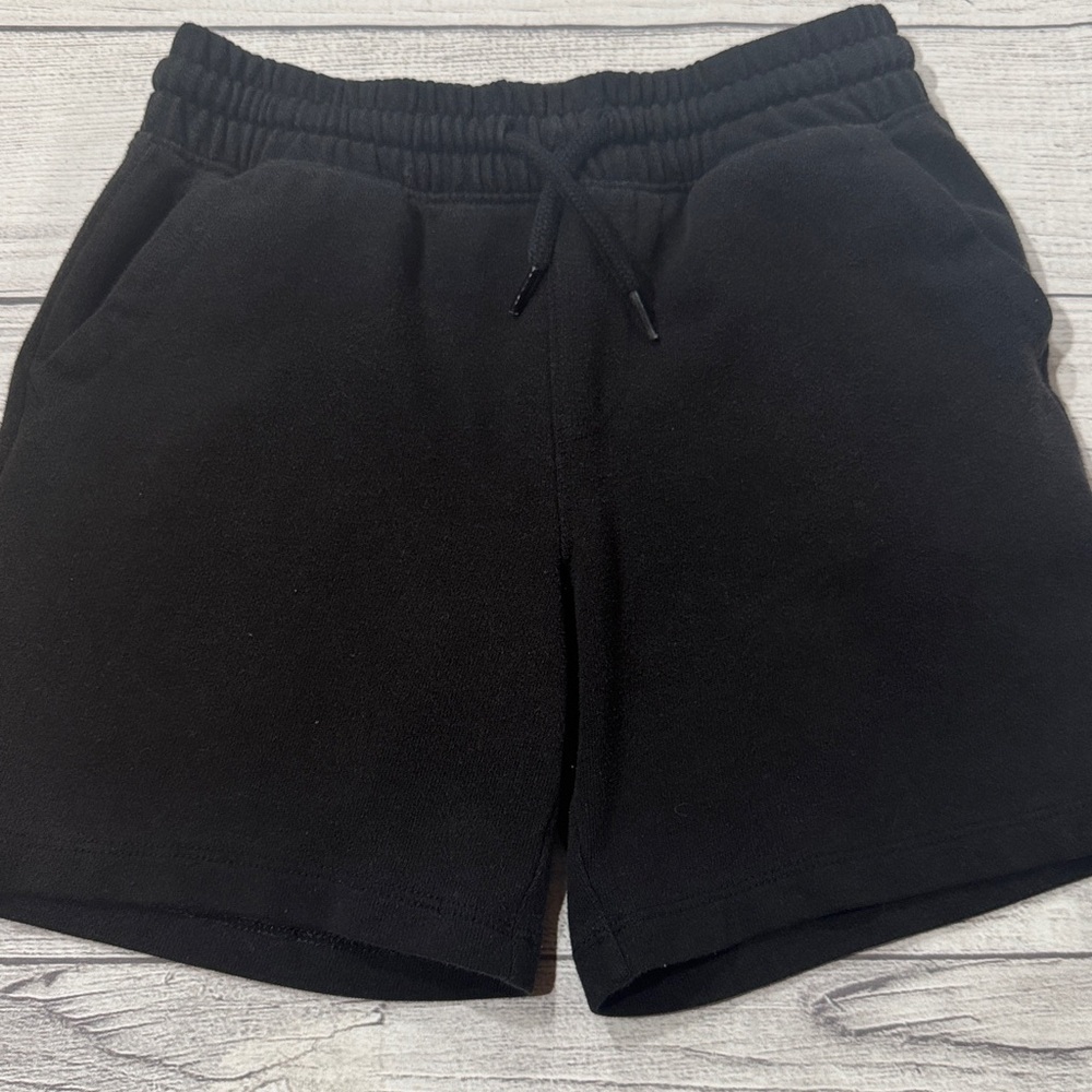 Wonder Nation Boys Black Knit Shorts